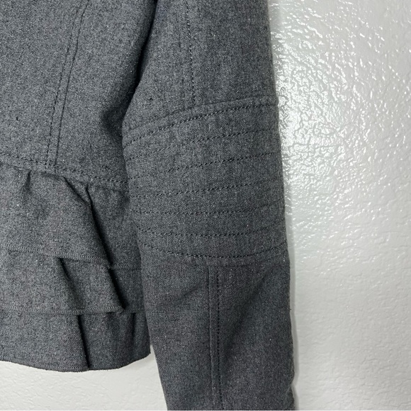 Express Grey Peplum Vintage Military
Moto Jacket, XS size - Picture 8 of 12